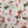 Tissu Noël Chaussettes De Noël - Maison Klem