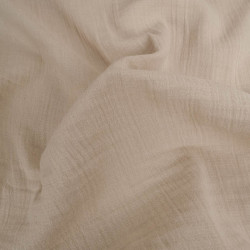 Double Gaze de Coton 150CM Sable - Maison Klem