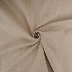 Double Gaze de Coton 150CM Sable - Maison Klem