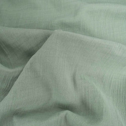 Double Gaze de Coton 150CM Frosty Green