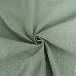 Double Gaze de Coton 150CM Frosty Green - Maison Klem