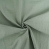 Double Gaze de Coton 150CM Frosty Green - Maison Klem