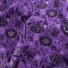 Tissu Coton Halloween Sorcellerie Violet - Maison Klem