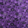 Tissu Coton Halloween Sorcellerie Violet - Maison Klem
