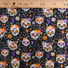 Tissu Coton Halloween El Dia De Los Muertos - Maison Klem