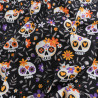Tissu Coton Halloween El Dia De Los Muertos - Maison Klem