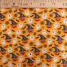 Tissu Coton Halloween Citrouilles et Fantômes - Maison Klem