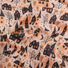 Tissu Coton Halloween Maison Hantée - Maison Klem
