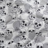 Tissu Coton Halloween Tête de Mort - Maison Klem