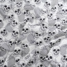 Tissu Coton Halloween Tête de Mort - Maison Klem