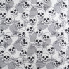 Tissu Coton Halloween Tête de Mort - Maison Klem