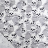 Tissu Coton Halloween Tête de Mort - Maison Klem