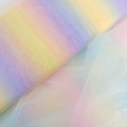 Tulle Arc-En-Ciel Multicolore Pastel - Maison Klem