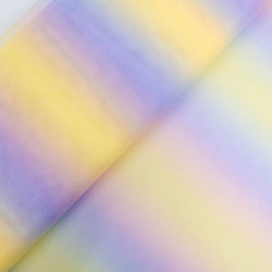 Tulle Arc-En-Ciel Jaune et Violet - Maison Klem