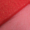 Tulle Etoiles Dorées Rouge - Maison Klem