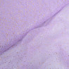Tulle Etoiles Dorées Violet - Maison Klem