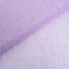 Tulle Etoiles Dorées Violet - Maison Klem