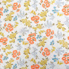 Popeline Fleurs des Champs Oranges - Maison Klem