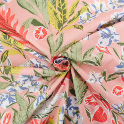 Popeline Bora Rose - Maison Klem