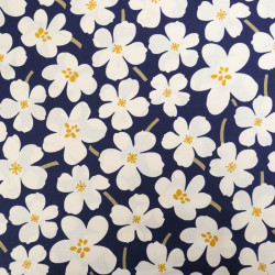 Popeline Lola Bleu Marine - Maison Klem