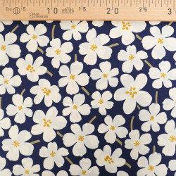 Popeline Lola Bleu Marine - Maison Klem