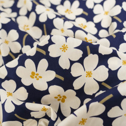 Popeline Lola Bleu Marine - Maison Klem