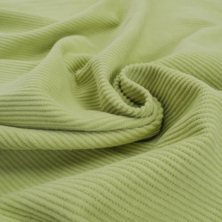 Velours Moyennes Côtes Pistache - Maison Klem