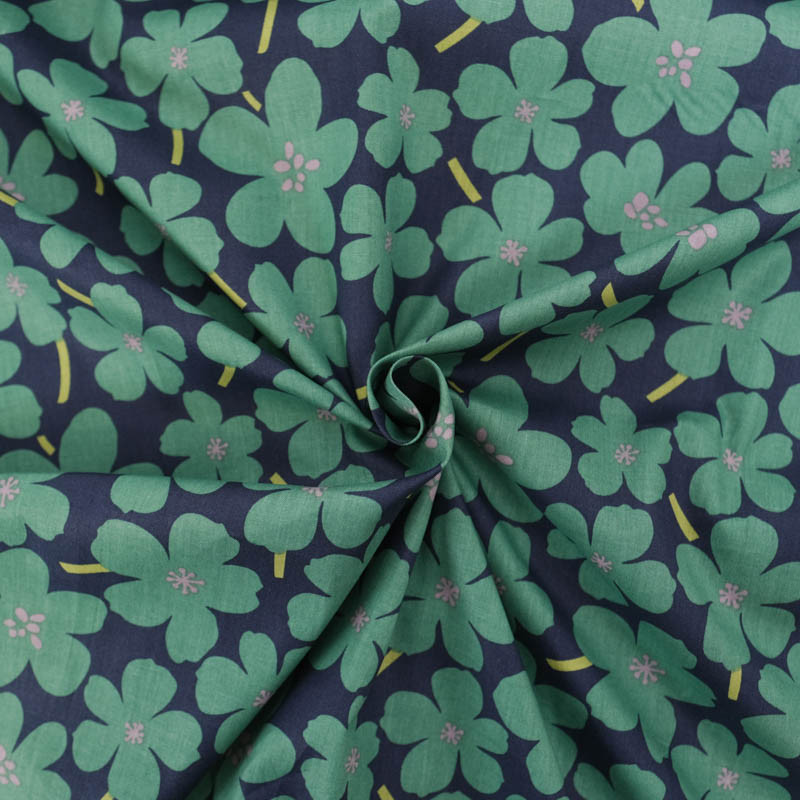 Popeline Lola Verte - Maison Klem