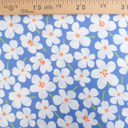 Popeline Lola Bleu Ciel - Maison Klem