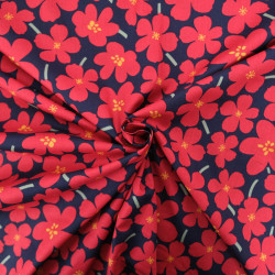 Popeline Lola Rouge - Maison Klem