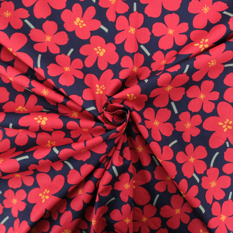 Popeline Lola Rouge - Maison Klem