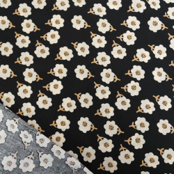 Popeline Betty Noire - Maison Klem