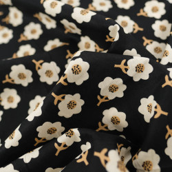 Popeline Betty Noire - Maison Klem