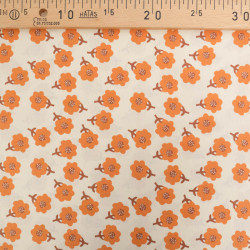 Popeline Betty Orange - Maison Klem