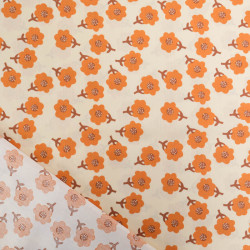 Popeline Betty Orange - Maison Klem