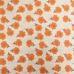 Popeline Betty Orange - Maison Klem