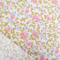 Popeline Sue Rose et Lavande  - Maison Klem