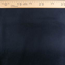 Tissu Velours Côtelé Stretch Bleu Marine - Maison Klem