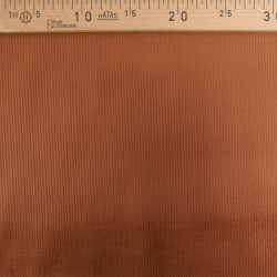 Tissu Velours Côtelé Stretch Caramel - Maison Klem