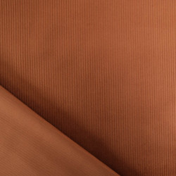 Tissu Velours Côtelé Stretch Caramel - Maison Klem