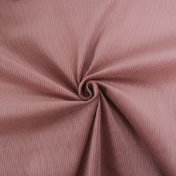 Tissu Velours Côtelé Stretch Vieux Rose - Maison Klem