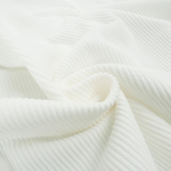 Velours Moyennes Côtes Blanc - Maison Klem