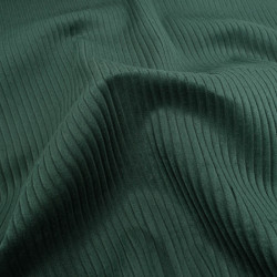 Tissu Velours Côtelé Coton Vert Sapin - Maison Klem