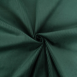Tissu Velours Côtelé Coton Vert Sapin - Maison Klem