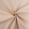 Tissu Velours Côtelé Coton Beige - Maison Klem