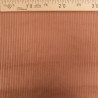 Tissu Velours Côtelé Coton Café - Maison Klem
