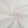 Tissu Velours Côtelé Coton Ecru - Maison Klem