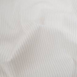 Tissu Velours Côtelé Coton Ecru - Maison Klem