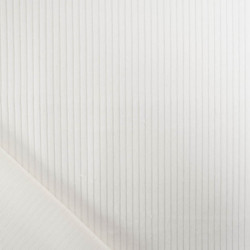 Tissu Velours Côtelé Coton Ecru - Maison Klem