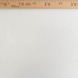 Tissu Velours Côtelé Coton Ecru - Maison Klem